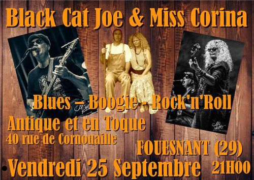 Black Cat Joe & Miss Corina à Fouesnant