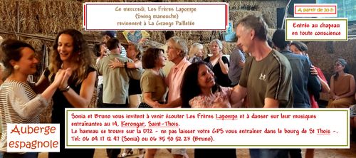 Les frères Lapompe à la Grange Pailletée