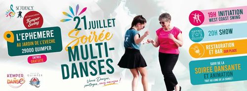 West Coast Swing et Multi Danses à Quimper