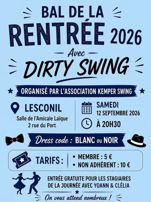 Bal avec Dirty Swing à Lesconil