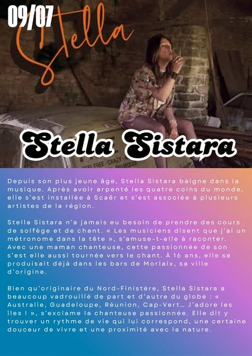 Stella Sistera aux Jeudis du Parc