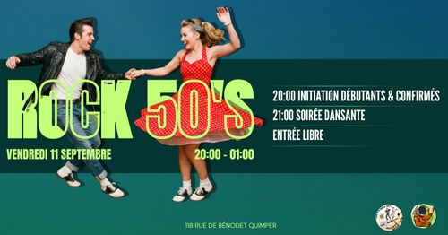 Soirée Rock 50's à  Quimper