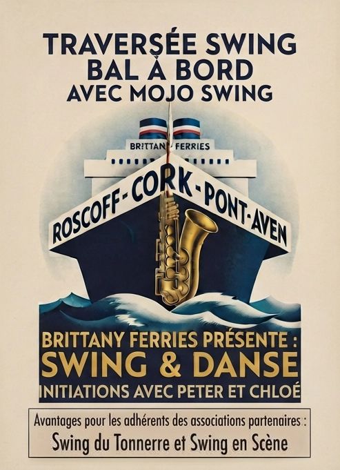 Bal Swing sur un Ferry Roscoff - Cork