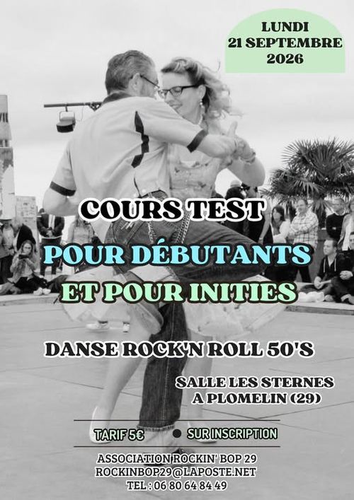 Cours tests Rock'nRoll à Plomelin