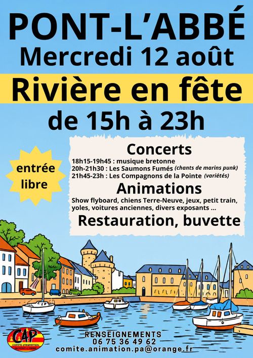 Rivière en Fête à Pont l'Abbé